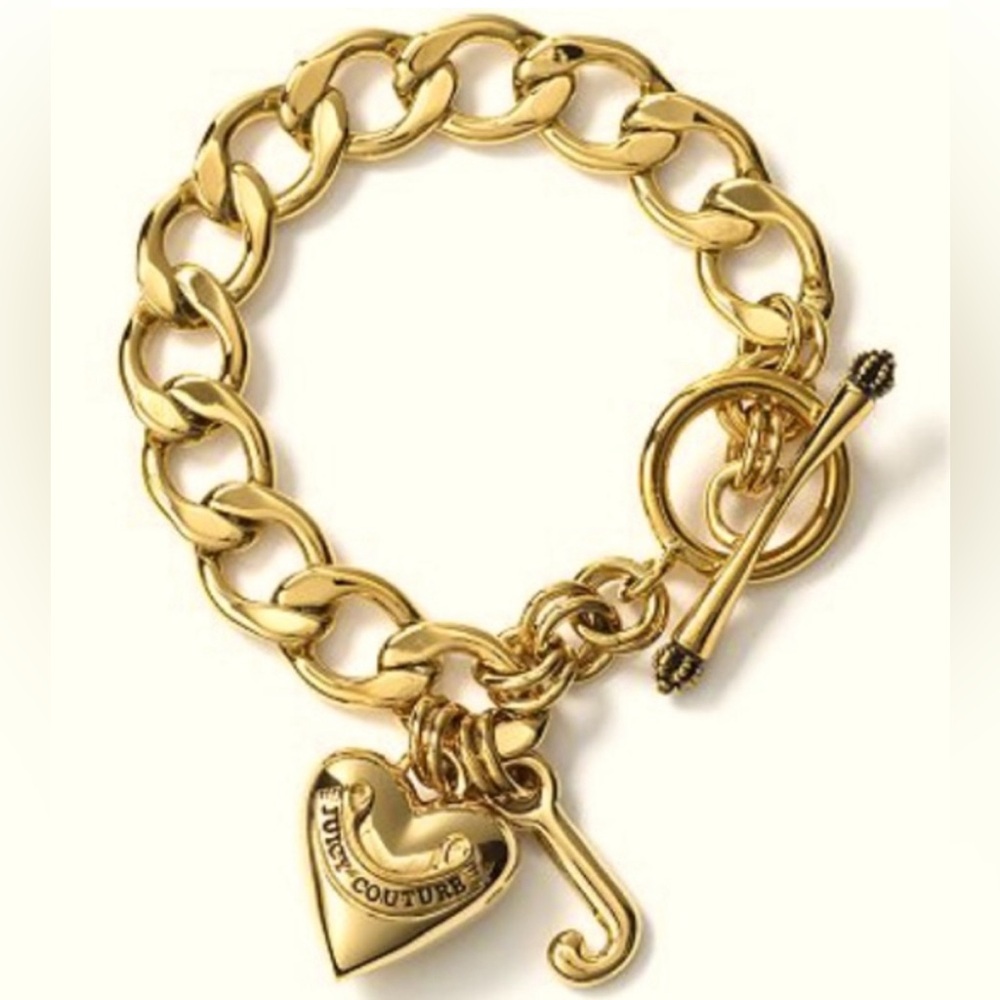 Juicy Couture Gold Starter Charm Bracelet